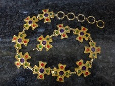 1980s Gold Tone Metal Belt