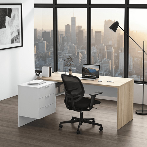 Calyx oak and white home - and,