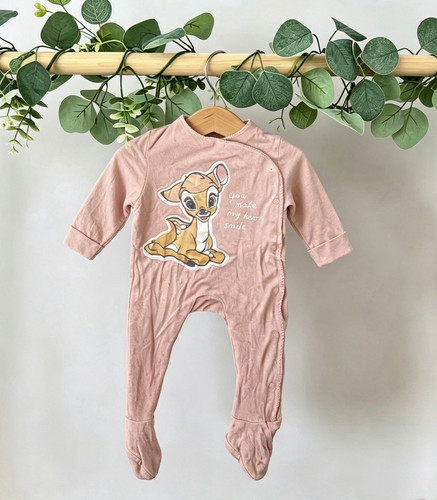 Disney girls pink footed - disney, 6-9m