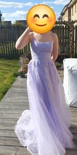 Lilac prom dress