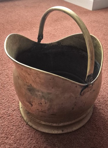 Vtg brass coal - vtg,