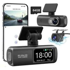 4K Dash Cam Front and Rear
