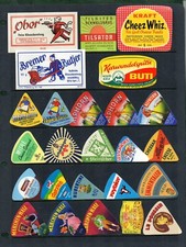 Cheese labels all different