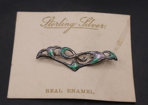 Antique enamel art nouveau - antique,