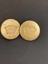 Royal Navy Buttons , Brass, Vintage ( Blazer ?)