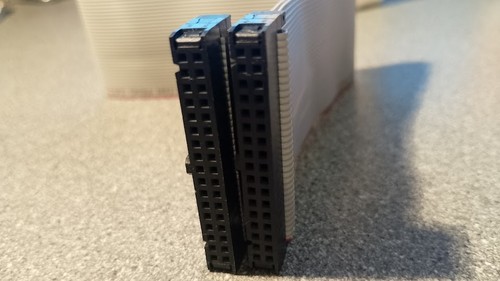 Female pin wire idc - 34, 34