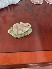 John Beswick Studio Sculptures ' Contentment ' Bunnie Rabbits