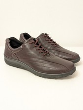 Hotter Tone II Comfort Concept UK7 Burgundy Leather Lace-up Casual Shoes 