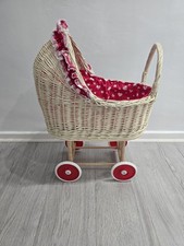 Wicker Doll Pram / Toy Stroller 🎀
