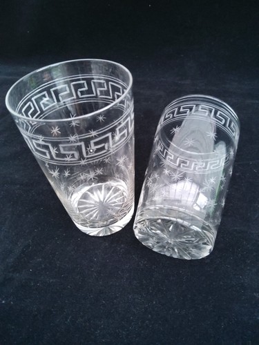Victorian pair glass - ,