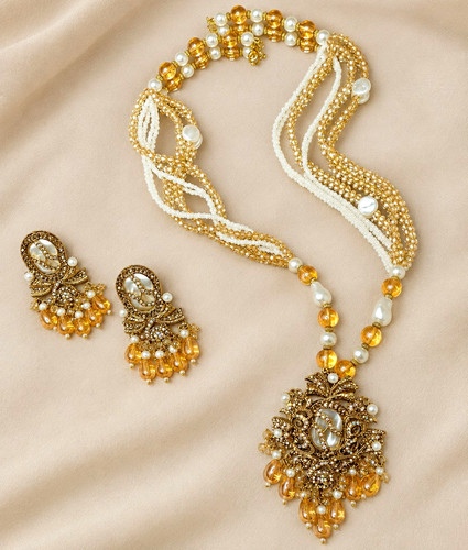 Peach and gold turkish - peach,