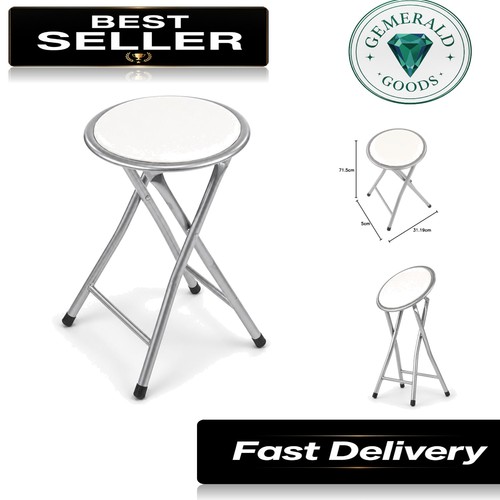 Luxury white folding bar stool - folding,