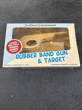 Rubber Band Gun And Target ( No Rubber Bands)