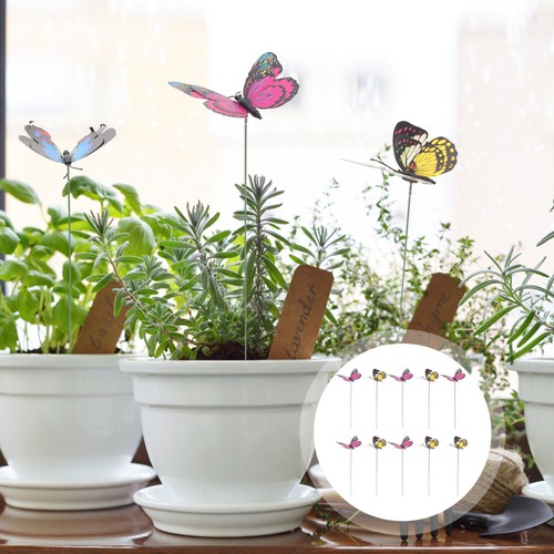 Decorative butterflies stakes - butterflies,