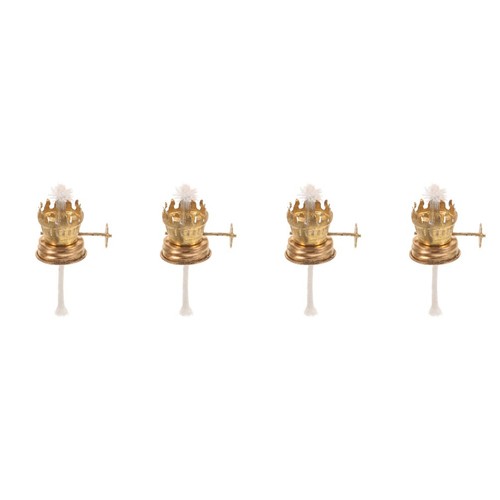4pcs metal oil lamp - 4pcs,