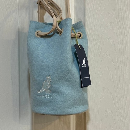 Kangol light blue felt bucket - light,