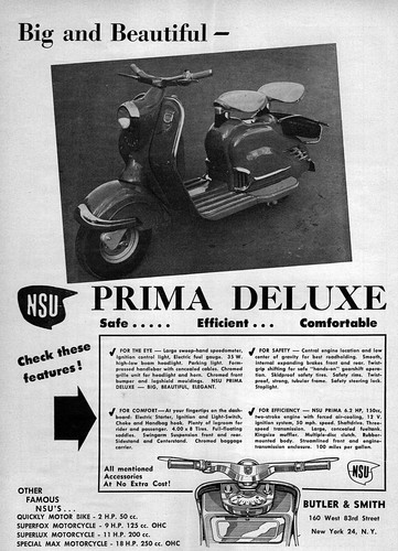 1956 nsu prima - 1956, deluxe