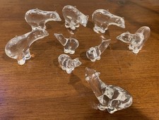 Set of 9 CLEAR POLAR BEAR