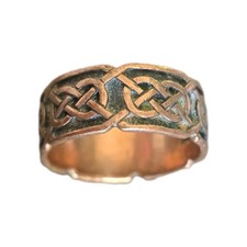 Solid Copper Celtic Ring