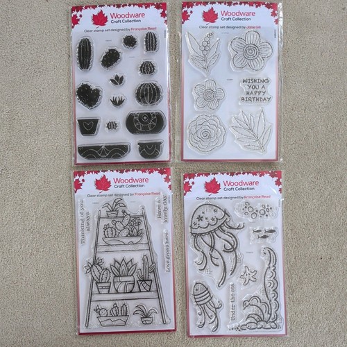 Packs clear rubber stamps - clear,