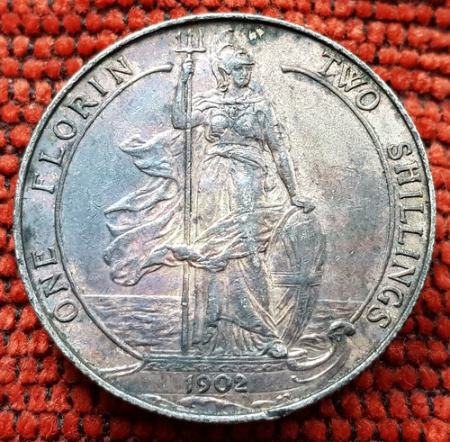 Edward vii british florin - vii,