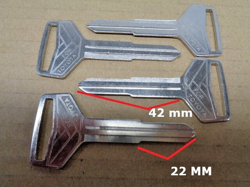 Blank keys fits daihatsu - blank,