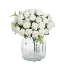 10 Heads Silk Rose Artificial