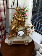 french ormolu mantel clock