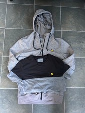 Lyle & Scott Mens Grey Hoody