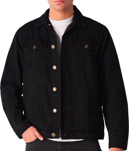 Men denim jacket - denim, classic