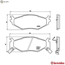 BRAKE PAD SET DISC BRAKE P 11