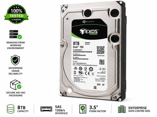 Seagate exos 7e8 8tb sas - seagate,