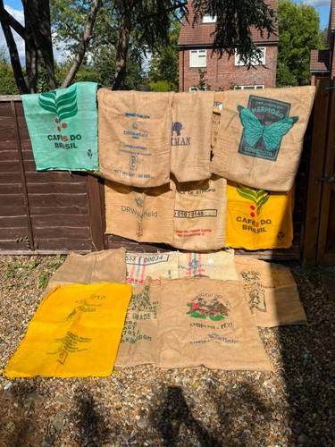 Coffee sacks random hessian - sacks,