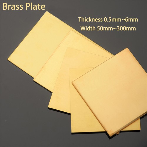 Various sizes brass plates - various,