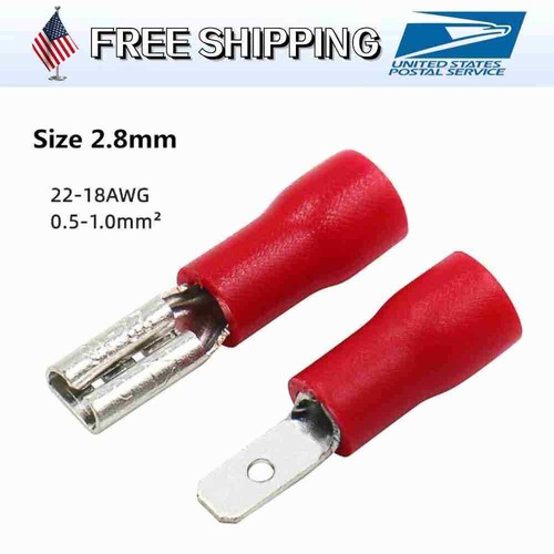 8mm spade terminals - 2.8mm,