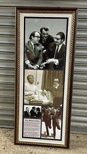 Fantastic Framed & Glazed Photographic Panel Of Eric Morecambe And Ernie Wise