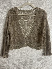 Boutique Size M/L Gold Crochet