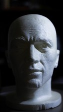 Foam head polystyrene male - head,