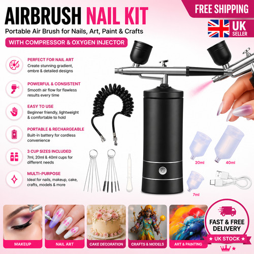 Mini airbrush compressor kit - airbrush,