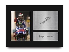Jorge Lorenzo Yamaha MOTO GP Gift Printed Framed Picture to MotoGP Racing Fans