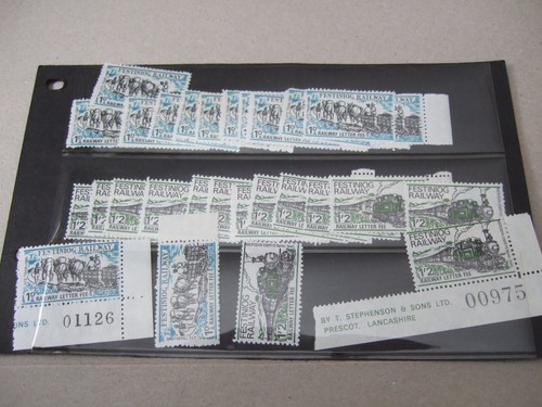Festiniog railway letter - railway,