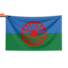 Gypsy Romani Peoples Flag for