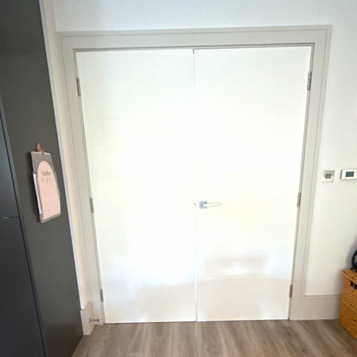 White contemporary wood - white,