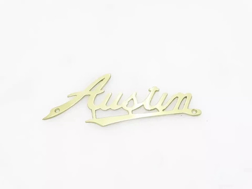 Austin brass badge - (large), |