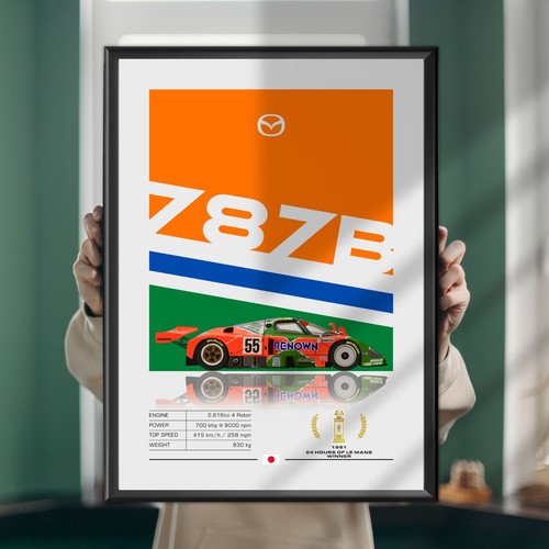 Mazda 787b supercar sports - mazda, 787b,