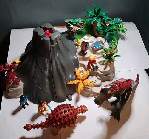 Playmobil volcano dinosaur - playmobil,