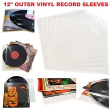 12" Plastic Polythene Record Sleeves Outer Vinyl Covers Gatefold Lp Blake Albums
