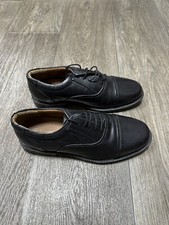 George Oliver Meens Smart Black Leather Brogues Shoes UK Size 6