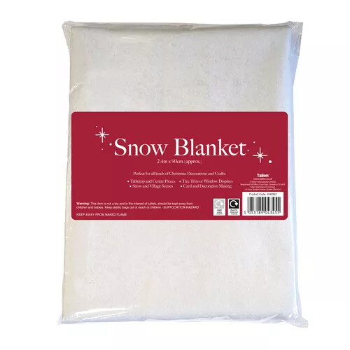 Snow blanket roll - blanket, artificial