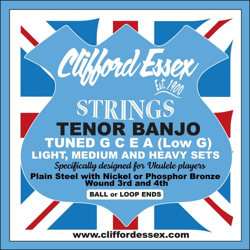 Tenor banjo strings tuned - tenor,